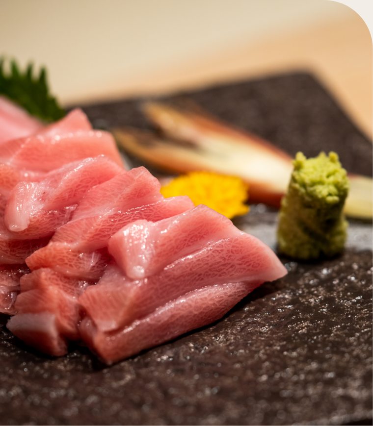 Toro — fatty tuna belly