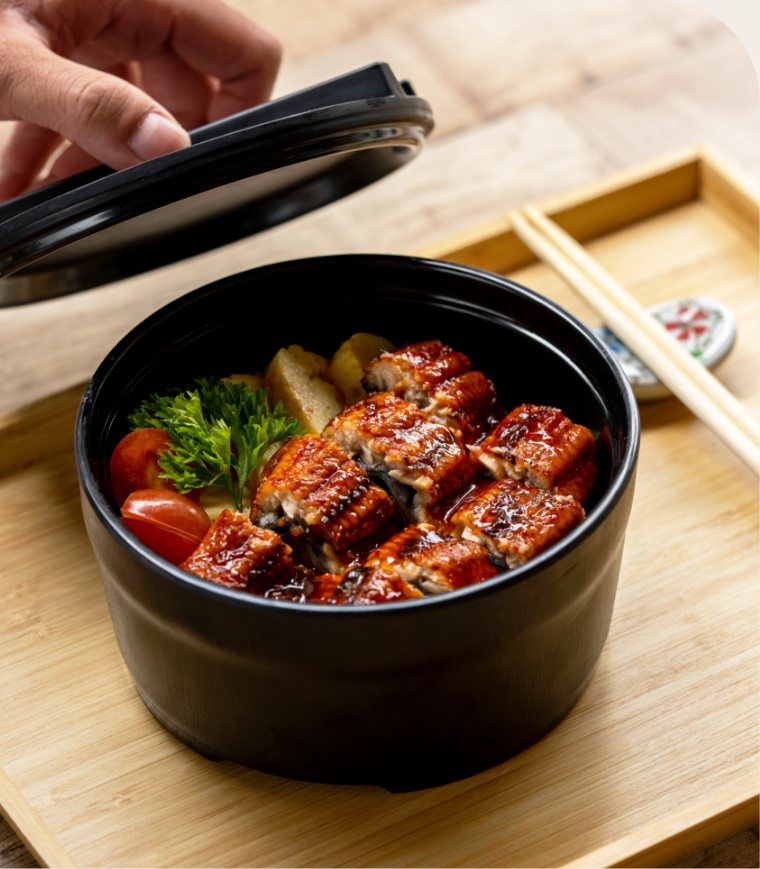 Unajyu — grilled eel over rice